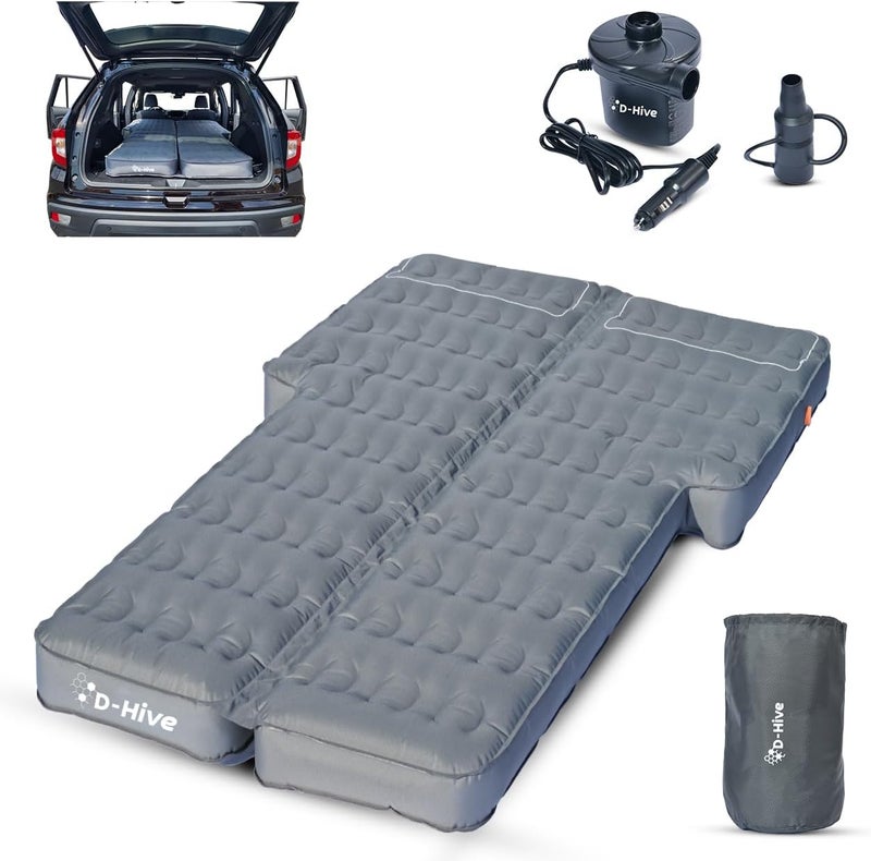 Hive Unbeatable Durability SUV Air Mattress for Car Camping, Durable Extra Thick 300D Oxford Fabric, Quick Easy Set-Up w/Electric Pump, Car Bed Mattress, Mattress for SUV, Air Mattress - Image 1
